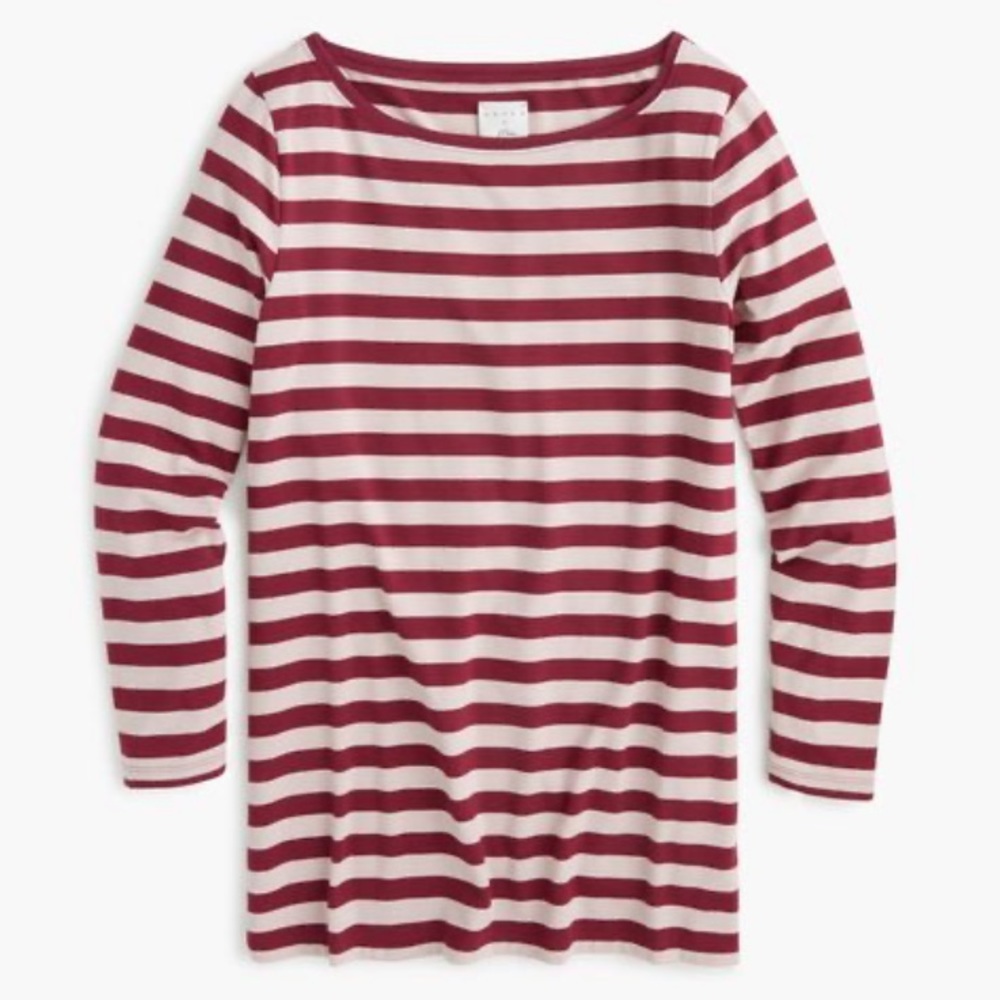 NWT Hatch x J.Crew maternity striped boatneck tee
